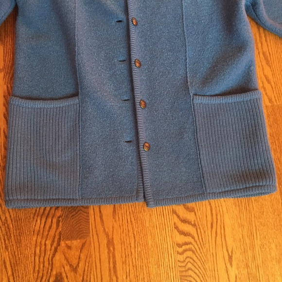Boiled Wool Cardigan Jacket Size Small/Medium - Picture 3 of 3
